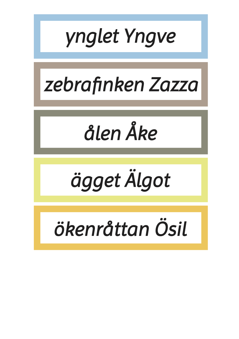 Namnskyltar